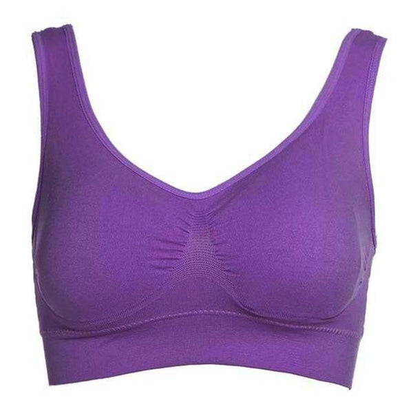 Sexy women push up bra big size backless padded bras plus size comfortable wireless brassiere breathable seamless bra