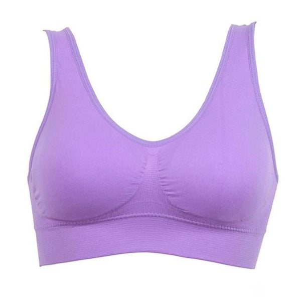 Sexy women push up bra big size backless padded bras plus size comfortable wireless brassiere breathable seamless bra