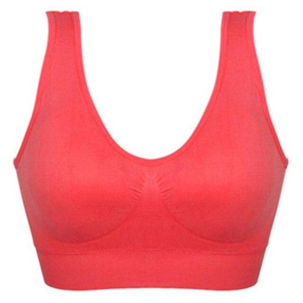 Sexy women push up bra big size backless padded bras plus size comfortable wireless brassiere breathable seamless bra