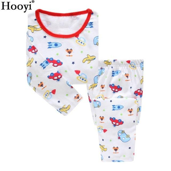 Cute Sheep Children Pajamas Sets Kids Sleepwear suit Sleeved T-Shirts Trousers Boy clothes Pj's Infant pijama Fashion Tops Pant