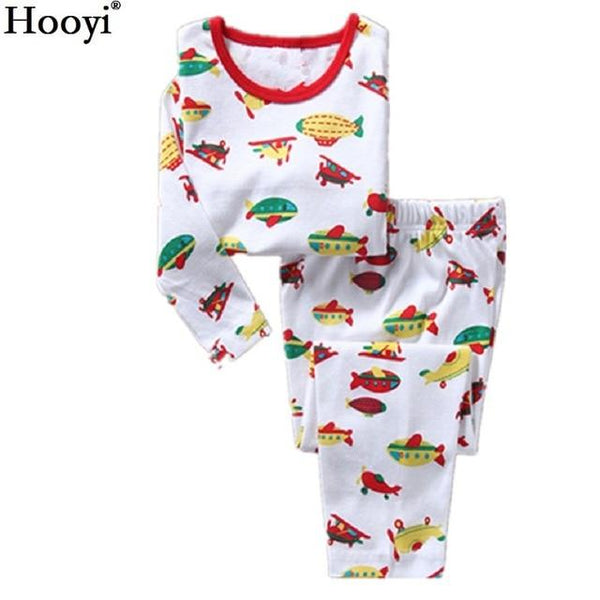 Cute Sheep Children Pajamas Sets Kids Sleepwear suit Sleeved T-Shirts Trousers Boy clothes Pj's Infant pijama Fashion Tops Pant