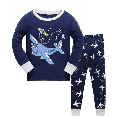 Boys Pajamas Set Cartoon kids Sleepwear Girls cute Home pajamas Children Pajamas Set Bear pattern Girls cotton pyjamas size 2-7Y