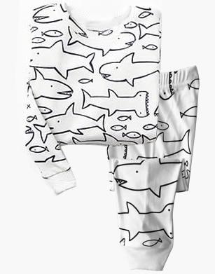 kids Pajamas Sets Girls cartoon sleepwear Boys cotton Long Sleeve nightwear Sets Children Pyjamas Aircraft pattern Fall Pajamas