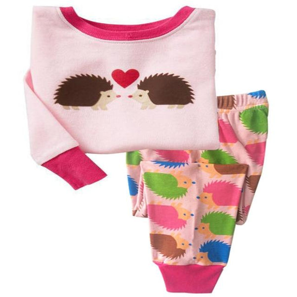 kids Pajamas Sets Girls cartoon sleepwear Boys cotton Long Sleeve nightwear Sets Children Pyjamas Aircraft pattern Fall Pajamas