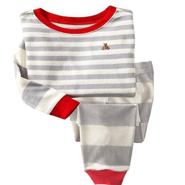 kids Pajamas Sets Girls cartoon sleepwear Boys cotton Long Sleeve nightwear Sets Children Pyjamas Aircraft pattern Fall Pajamas