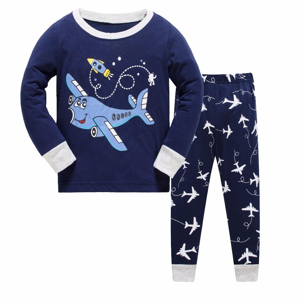 Boys Pajamas Set Cartoon kids Sleepwear Girls cute Home pajamas Children Pajamas Set Bear pattern Girls cotton pyjamas size 2-7Y