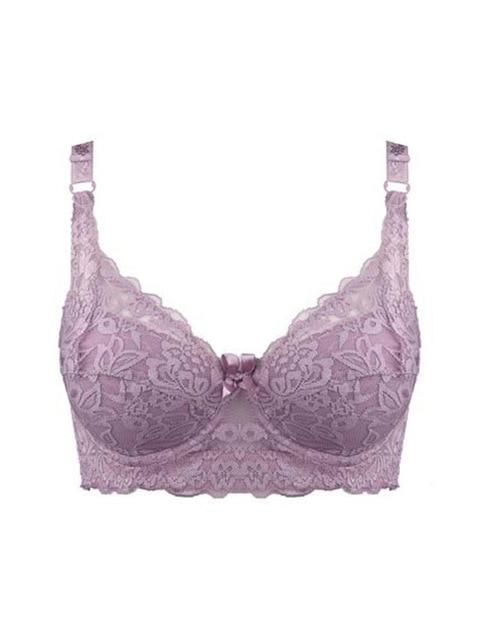 Hot Full cup thin underwear small bra plus size wireless adjustable lace Women's bra breast cover B C D cup Large size Lace Bras