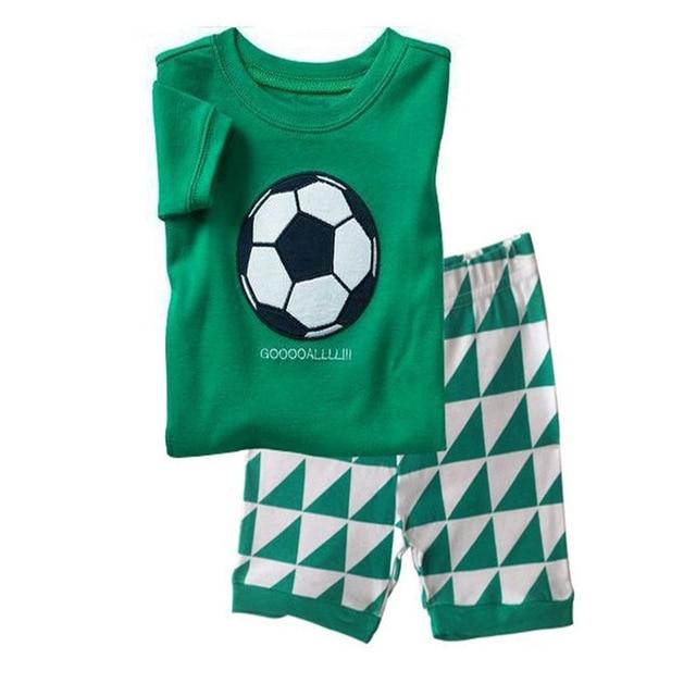 Baby kids Pajamas Set summer children Short Sleeve cotton sleepwear Boys Cartoon pyjamas girls cute home clothing boys nightwear