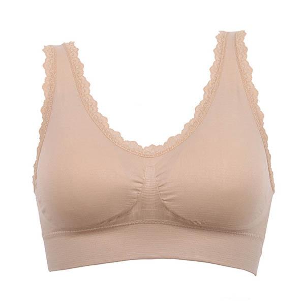 New Women Lady Chic Casual Solid Lace Fitness Bra Padded Bra Tops Stretch Vest lingerie top