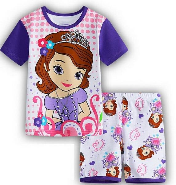 Children Pijamas Kids Boys Pyjamas Pajamas For Boys Sleepwear Baby Pajamas Set Children nightgown Tshort +Shorts  Sports Set