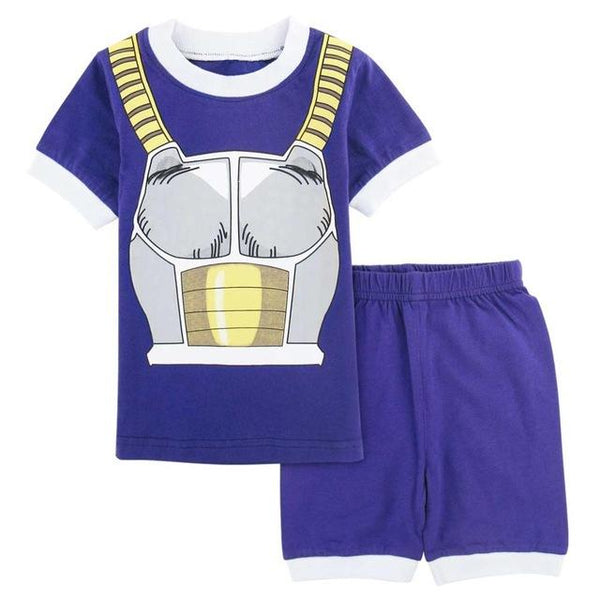 Kids Baby Boys Cartoon Vegeta Goku Costume Clothing Short Sleeve Sleepwear Pajamas Children Pajamas Set  Summer Homewear Pyjamas