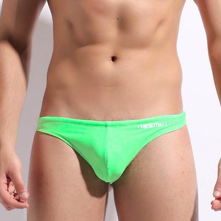 New sexy thongs swimwear men briefs T-shaped trunks Mens bathing suit Briefs Swimming Swim Drawstring Shorts Slim Swimsuit