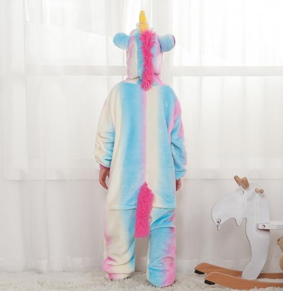 Children Pajamas Unicorn Pyjamas Kids Pajama One piece Cartoon Pajama Unisex Warm Winter Cute Pijamas Unicornio pijama infantil