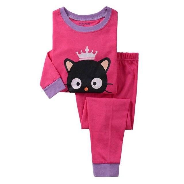 Hot children cotton pajamas Children's clothing boys and girls cartoon pajamas Childrens Nightdress Pyjamas Pijamas
