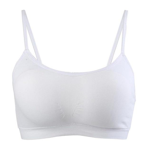 Underwear Comfortable Bralette Lingerie Women's Seamless Padded Wirefree Bra Fitness Sleep Solid Stretch Bras Girls Tank Top