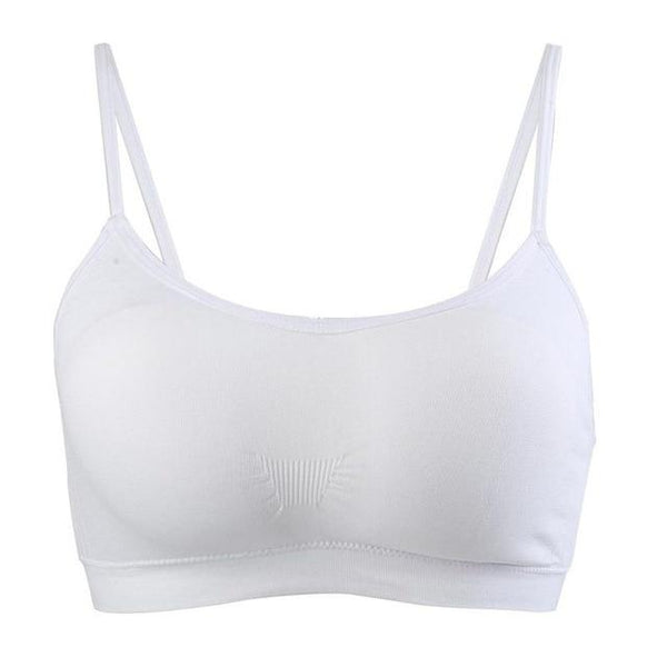 Underwear Comfortable Bralette Lingerie Women's Seamless Padded Wirefree Bra Fitness Sleep Solid Stretch Bras Girls Tank Top