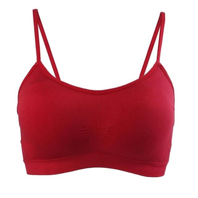 Underwear Comfortable Bralette Lingerie Women's Seamless Padded Wirefree Bra Fitness Sleep Solid Stretch Bras Girls Tank Top