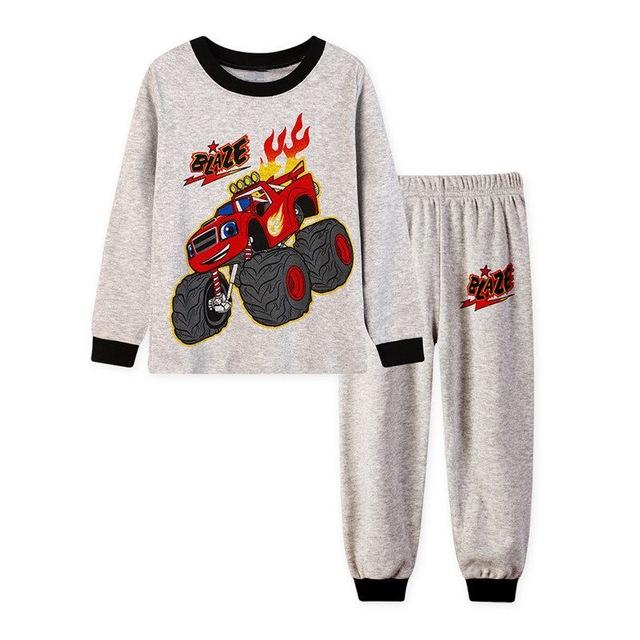 winter&autumn underwear set toddler boy pajamas set cotton boys pyjamas long sleeve pijamas set kids pyjama nightclothes P15