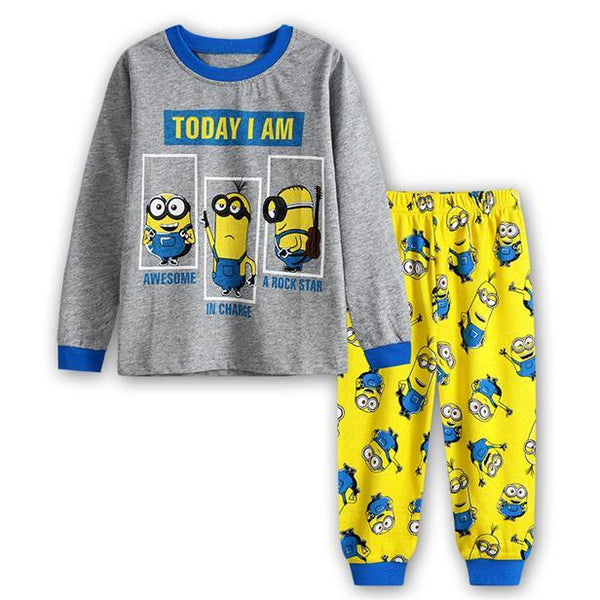 winter&autumn underwear set toddler boy pajamas set cotton boys pyjamas long sleeve pijamas set kids pyjama nightclothes P15