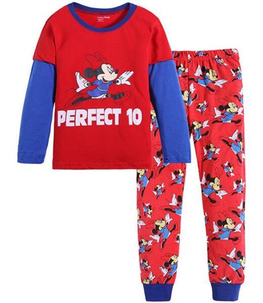 New Kids Pajamas set Boys animal picture Pyjamas girls cotton cute sleepwear Sets Children nightwear Family pajamas for baby W77
