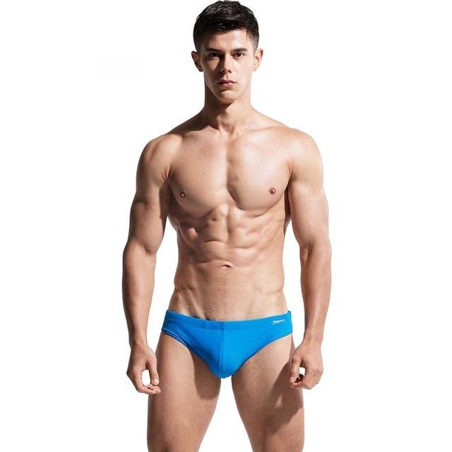 DESMIIT mens swimming trunks sexy swim shorts men liner swimwear bathing suit swimsuit male surfing beah short elastic quick dry