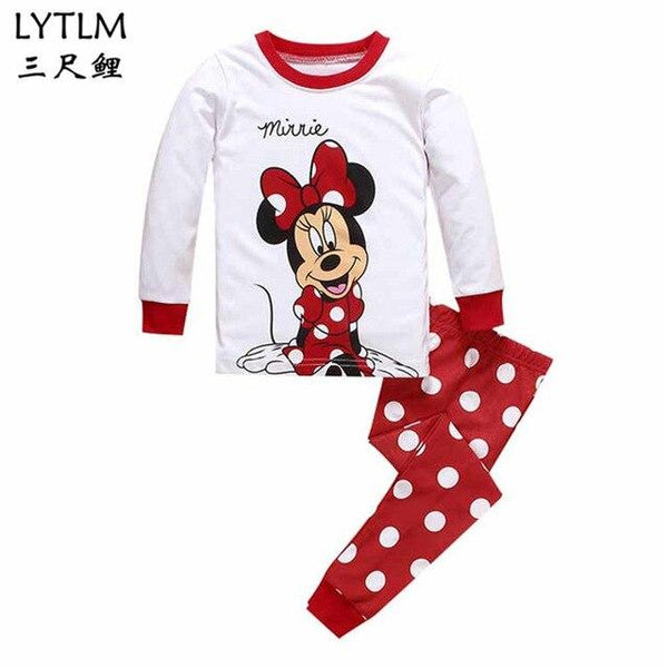 LYTLM Brand Boys Sleepwear Clothes Kids Super Mario Bros Pajamas Set Children's Clothing Set Baby Boy Cartoon Pijamas, micky top