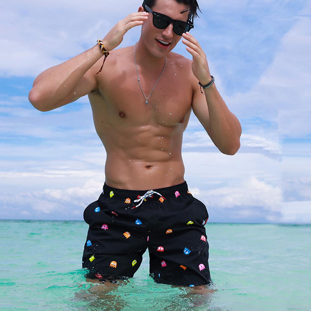 2018 Cartoon swimwear men shorts Breathable man swimming short Quick dry swimsuit summer beachshorts hot sale swim men briefs