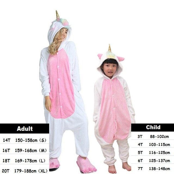 Girls Boy Cartoon Kigurumi Star Unicorn Pajama For Women Animal Onesie Pyjama Adult Winter Anime Unicornio Pijama Kids Sleepwear