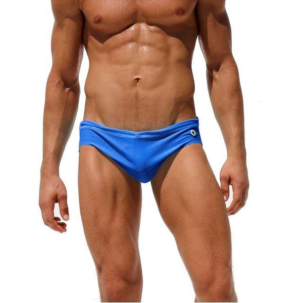 2018Man's Swimming Briefs sexy swim sluilt Tight Colorfull With Sexy Shorts Trunks Boxers Summer Men's Swim Low Waist Swimwear
