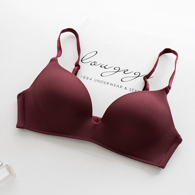 OranriTing Basic Sexy Lingerie Women Underwear Seamless Bra Comfortable Sleep Brassiere Breathable Thin Soft B Cup Intimates