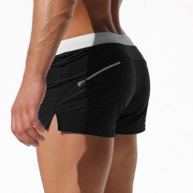 Sexy Austinbem Swimwear Mens Swim Trunks Boxer Briefs Mens Swimming Shorts Gay Mens Swimwear Swim Suit Sunga Zwembroek Heren