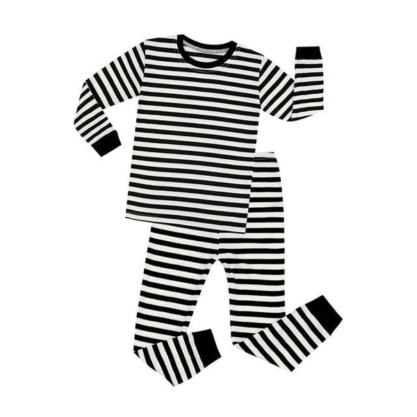 TINOLULING kids dark blue gray striped pajamas children red white stripe sleepwear chirstmas pyjamas boys girls pijamas for 1-8T