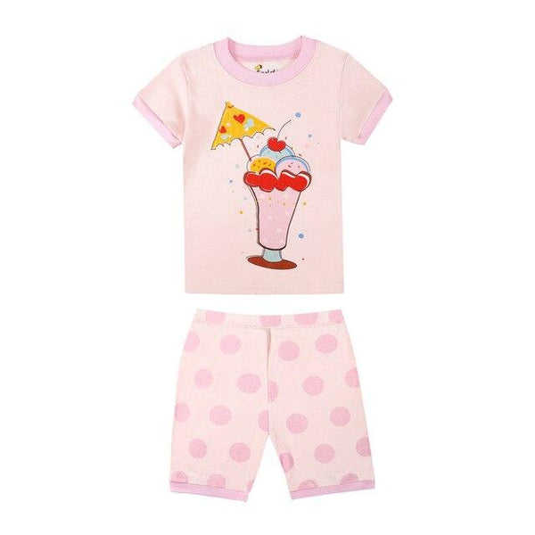TINOLULING boys excavator pajama girls summer pajamas i love mama kids night wear pyjama enfant fille boys pajamas pjs for 1-8T