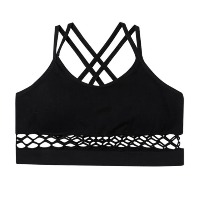 Sexy Hollow Bra Brassiere Lingerie Padded Backless Bras For Women Wire Free Solid Bustier Vest Top Bralette Underwear #D