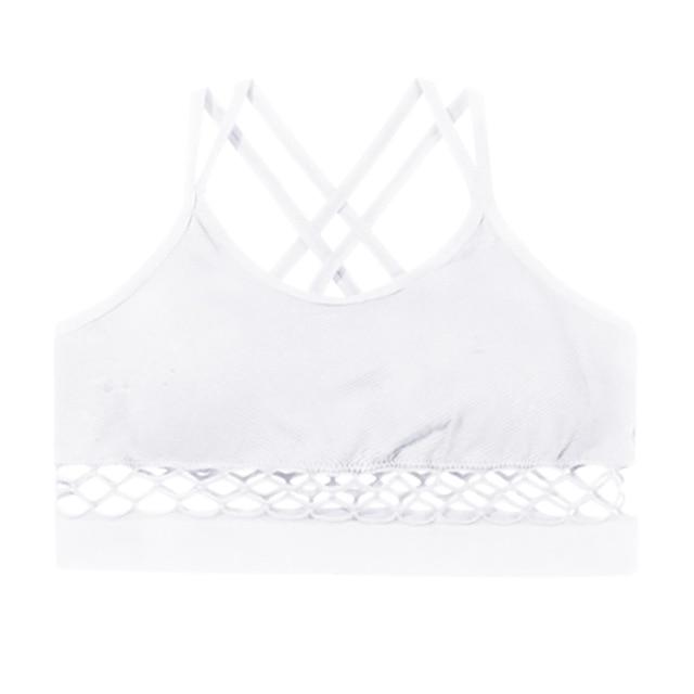 Sexy Hollow Bra Brassiere Lingerie Padded Backless Bras For Women Wire Free Solid Bustier Vest Top Bralette Underwear #D