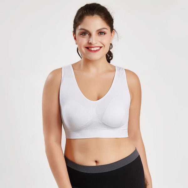 LERFEY Women Sexy Seamless Bra With pads Big Size Push up Bras Plus Size 4XL 5XL Underwear Vest Tops Wireless Padded Brassiere