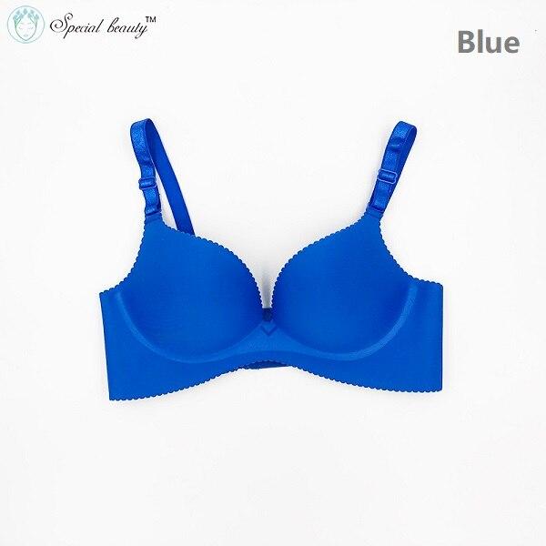 Special beauty!!!Free shipping!!!Super Push Up Smooth One-Piece Seamless Wireless Simple Seamless Nine colors Sexy Bra