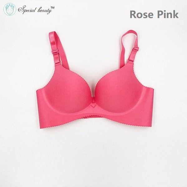 Special beauty!!!Free shipping!!!Super Push Up Smooth One-Piece Seamless Wireless Simple Seamless Nine colors Sexy Bra