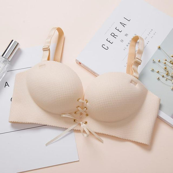 Fashion Ladies Sexy Seamless Push Up Bra Female Women Underwear Wireless Bras for Women Super Gather Brassiere Bralette Bra