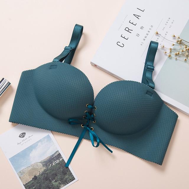 Fashion Ladies Sexy Seamless Push Up Bra Female Women Underwear Wireless Bras for Women Super Gather Brassiere Bralette Bra