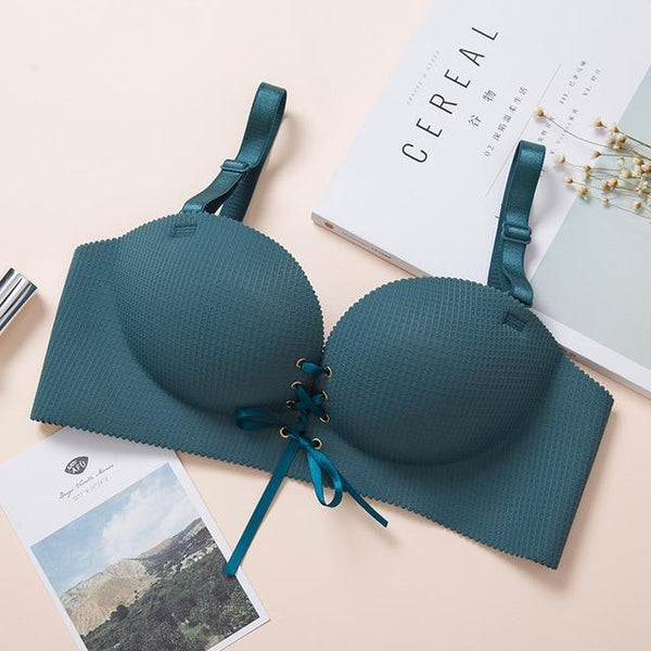 Fashion Ladies Sexy Seamless Push Up Bra Female Women Underwear Wireless Bras for Women Super Gather Brassiere Bralette Bra