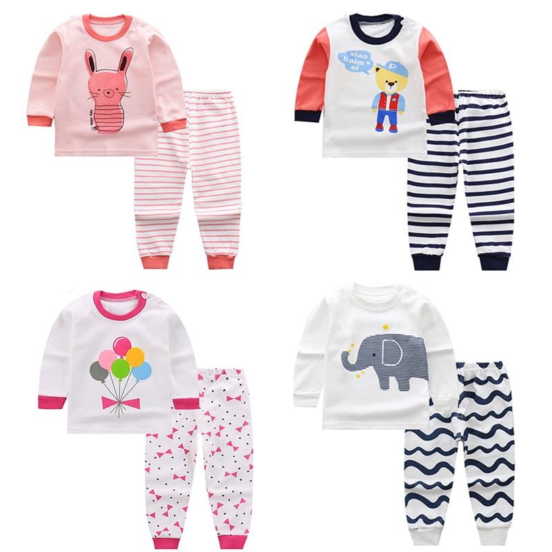 Kids Clothes Big Boys Girls Pajamas Sets Unicornio Pyjamas Kids Sleepwear Cotton Nightwear Homewear Cartoon Toddler Baby Clothes