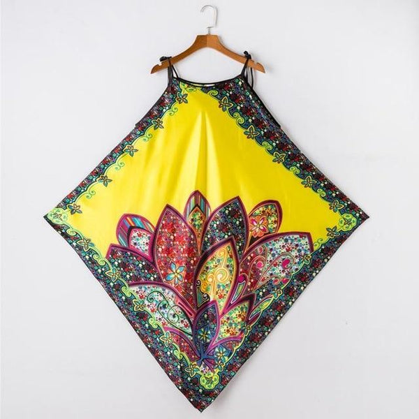 Hot Sale Female Rayon Spaghetti Strap Nightgowns Summer Sexy Print Nightdress Nightwear Women Sleepwear Nighties One Size JA20