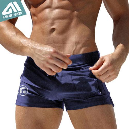 Aimpact New Men's Swimwear Surfing Men Swimming Shorts Summer Holiday Men Beachwear Swimsuit Popular Swim Short AQ02