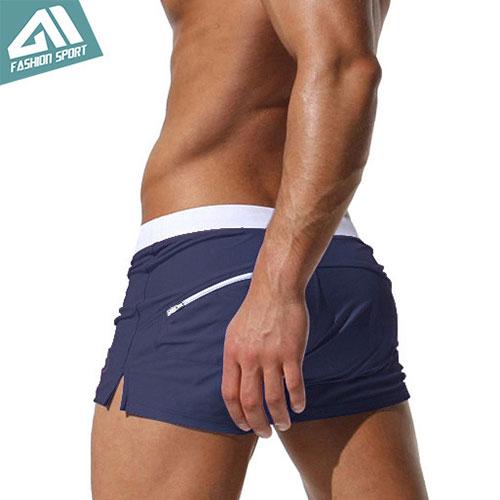 Aimpact New Men's Swimwear Surfing Men Swimming Shorts Summer Holiday Men Beachwear Swimsuit Popular Swim Short AQ02