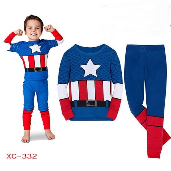 2017 Autumn&winter Baby Boys Girls Sleepwears Suits Lovely Gilr Pajamas Children Pyjamas Girls Cartoon Pijamas Kids Clothing Set