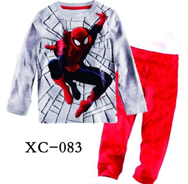 2017 Autumn&winter Baby Boys Girls Sleepwears Suits Lovely Gilr Pajamas Children Pyjamas Girls Cartoon Pijamas Kids Clothing Set