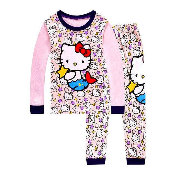 Children's Pajamas Cotton Pajamas For Girls Boys Pyjamas Cartoon Baby Sleepwear Kids Pajama nightclothes Sets Free Ship MXSF86