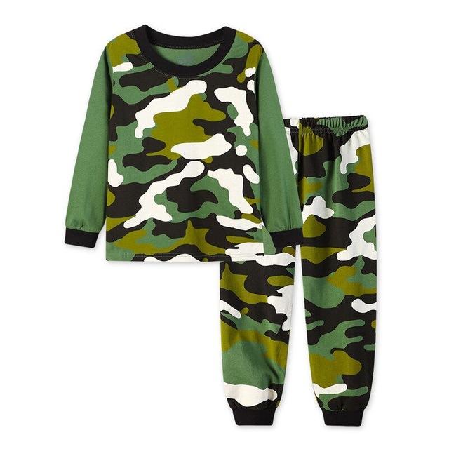 Baby Boys Pyjamas Set Cutyome Long Sleeve Autmn Winter Kid Cotton Home Sleepwear Nightgown Children's Animal Pajama Set