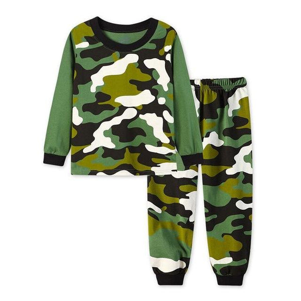 Baby Boys Pyjamas Set Cutyome Long Sleeve Autmn Winter Kid Cotton Home Sleepwear Nightgown Children's Animal Pajama Set